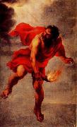 Jan Cossiers Prometheus Carrying Fire oil painting on canvas